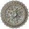 Ekena Millwork Lariah Ceiling Medallion (Fits Canopies up to 1 3/8"), 24 3/4"OD 1 3/8"ID x 3 1/4"P, Flash Gold CM24LAFLS - alternate 1